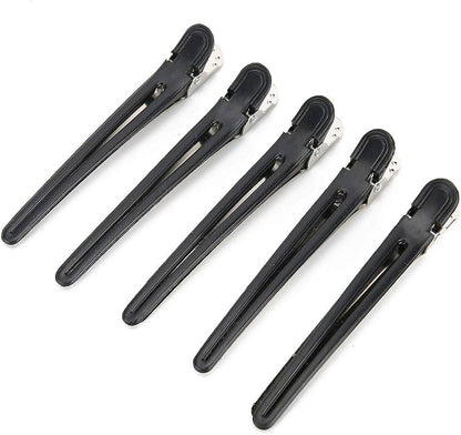 Black Creaseless Hair Clips