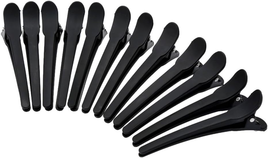 Black Creaseless Hair Clips
