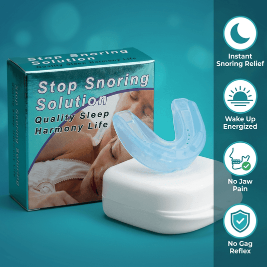 Fabunita anti-snoring mouthpiece - slim mandibular advancement device for women who snore